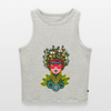 Crop Top La Psiconauta - gris jaspeado