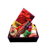 Kit de regalo: mezcal Montelobos con caja de dulces mexicanos