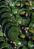 Green clay molcajete